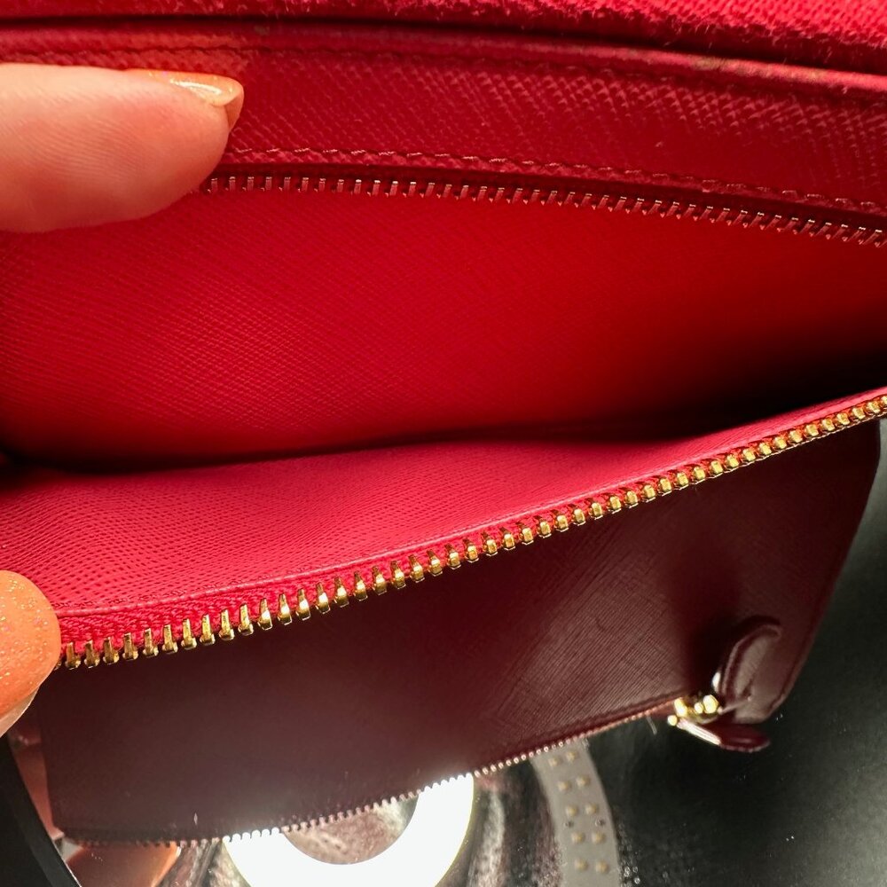 Prada Saffiano Lux Leather Continental Wallet - EUC - Picture 9 of 10